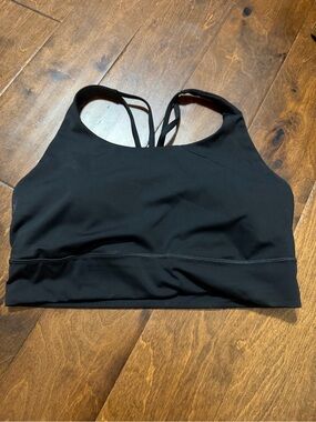 CALIA by Carrie Underwood Black Cross-Back Light Support Sports Bra